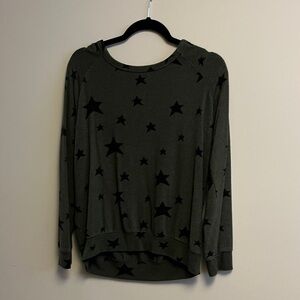 Buffalo David Bitton Gray Star Sweatshirt